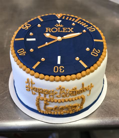 rolex watch cake ideas.